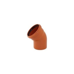 Koleno kanalizační PVC KGB 110/45°