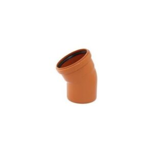 Koleno kanalizační PVC KGB 125/30°