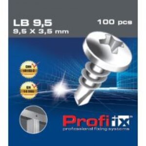 šroub samovrtný TEX 3,5x9,5 (100ks)