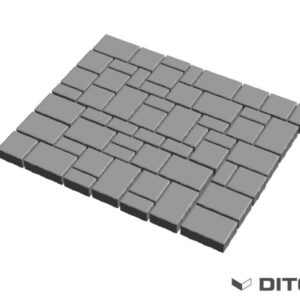 DITON 6cm TESELA (3kamen) přírodní