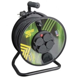 Kabel prodluž.25m/230V, cívka 4zás. guma
