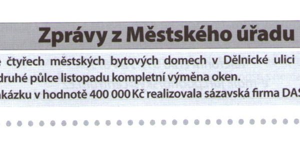 Sázavské listy prosinec 2009